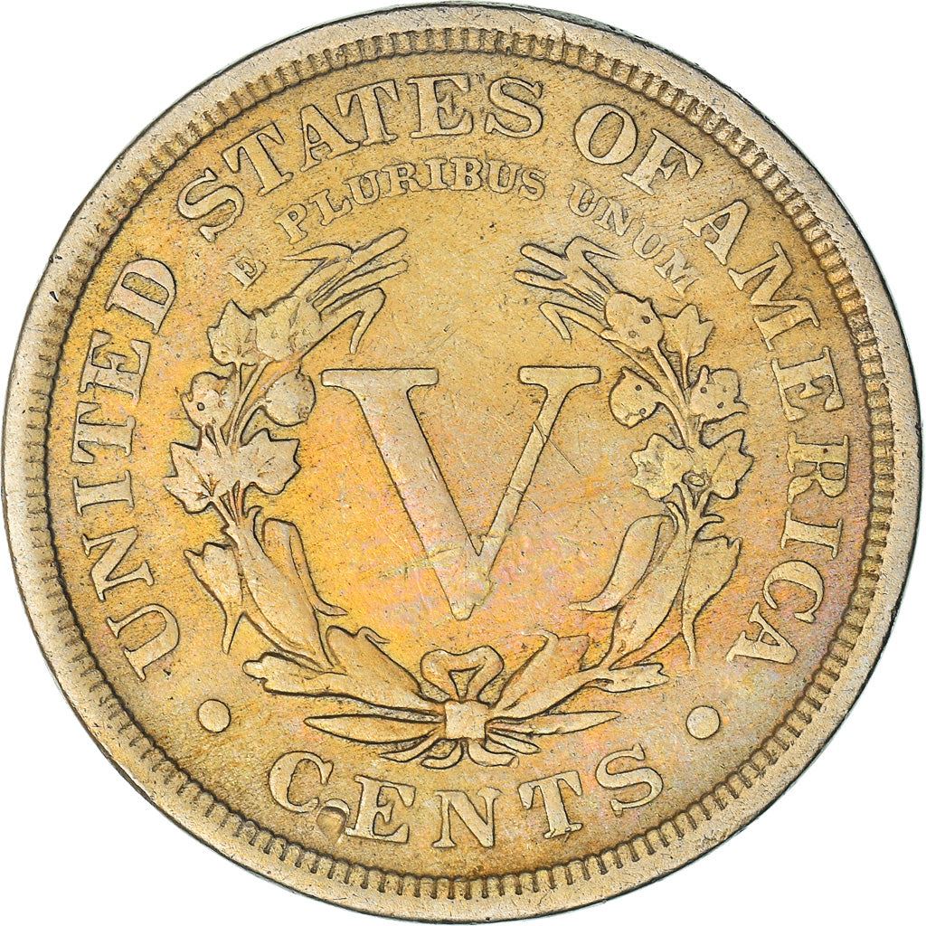 United States | 5 Cents Coin | Liberty | Roman Numeral | KM112 | 1883 - 1913