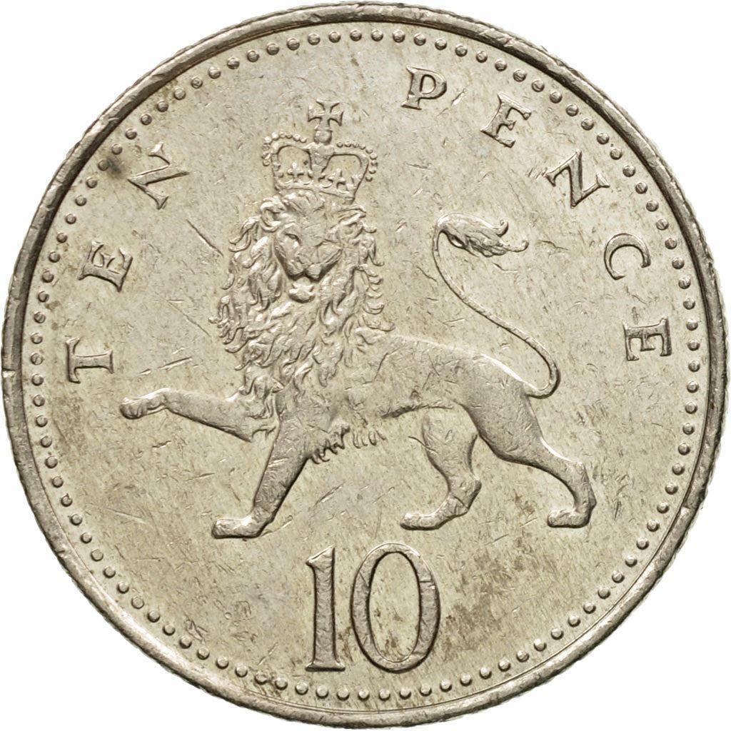 United Kingdom | 10 Pence Coin | Elizabeth II | Km:989 | 1998 - 2008