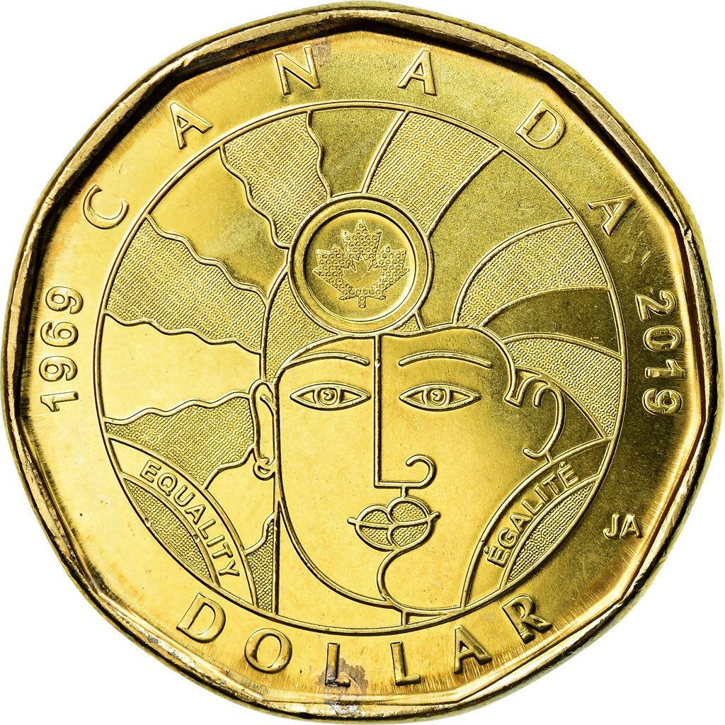 Canada | 1 Dollar Coin | Equality | Km:2757 | 2019