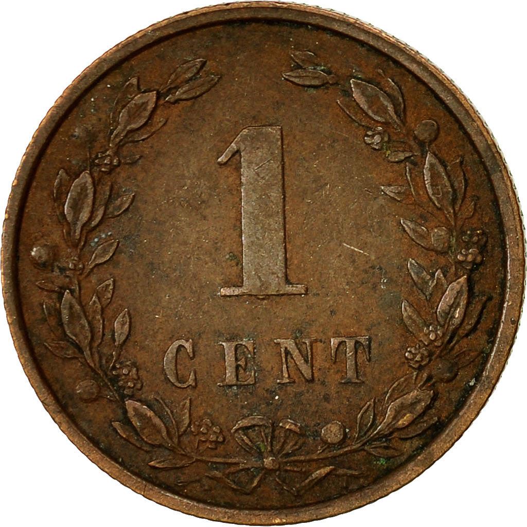 Pays-Bas | Pièce de 1 cent | Lion | Km : 131 | 1901