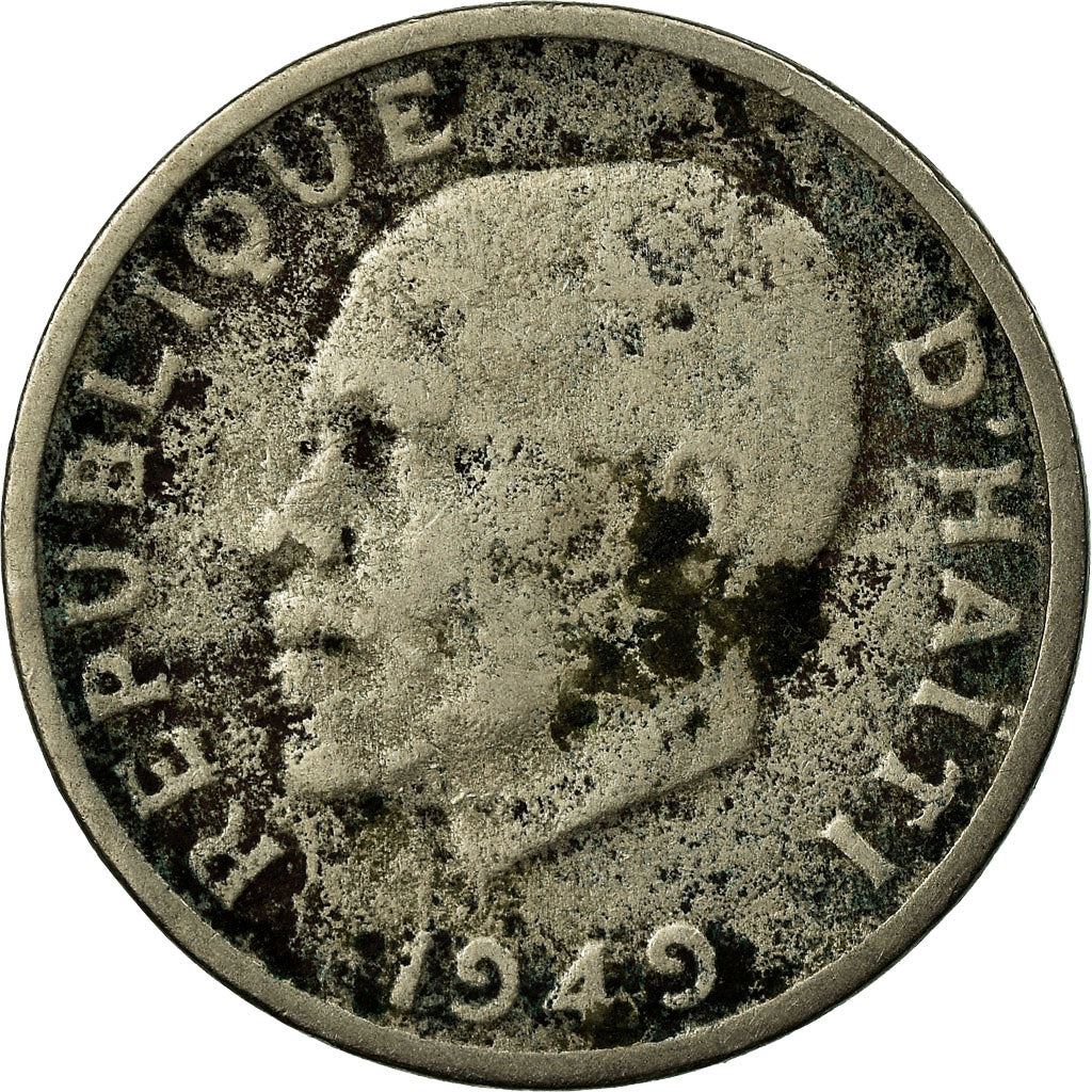Haiti | 5 Centimes Coin | Dumarsais Estime | Cannon | Km:57 | 1949