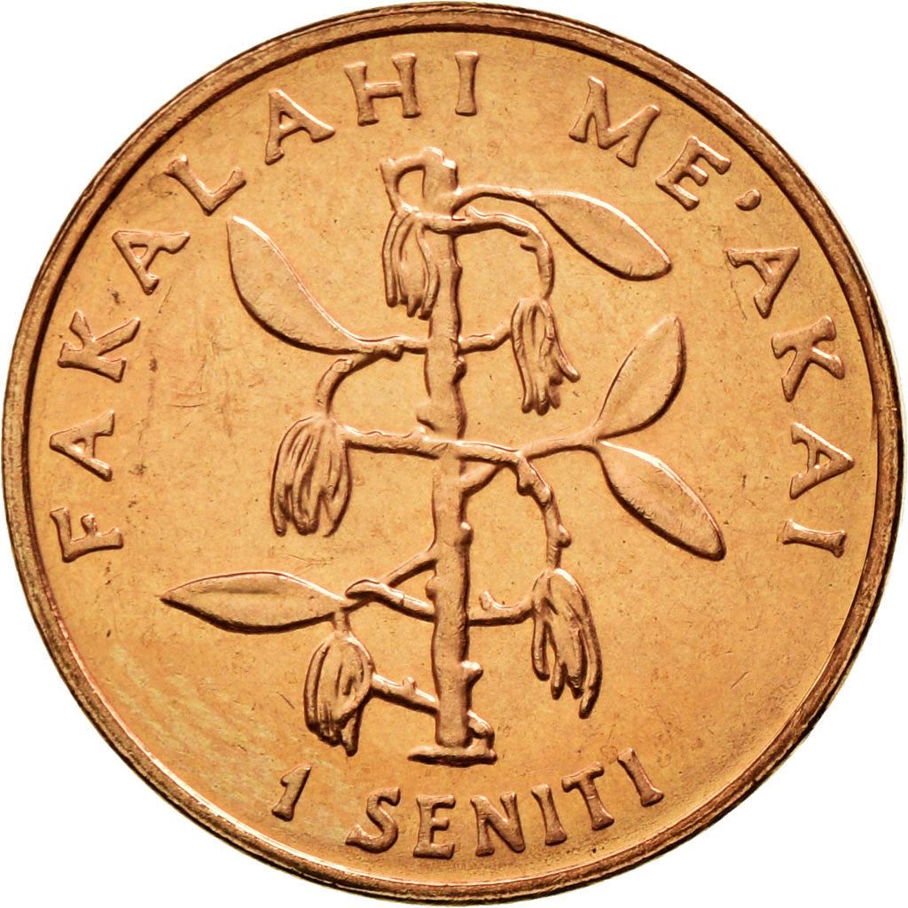 Tonga | 1 Seniti Münze | Mais | Vanille | FAO | Km:66A | 2002 - 2005