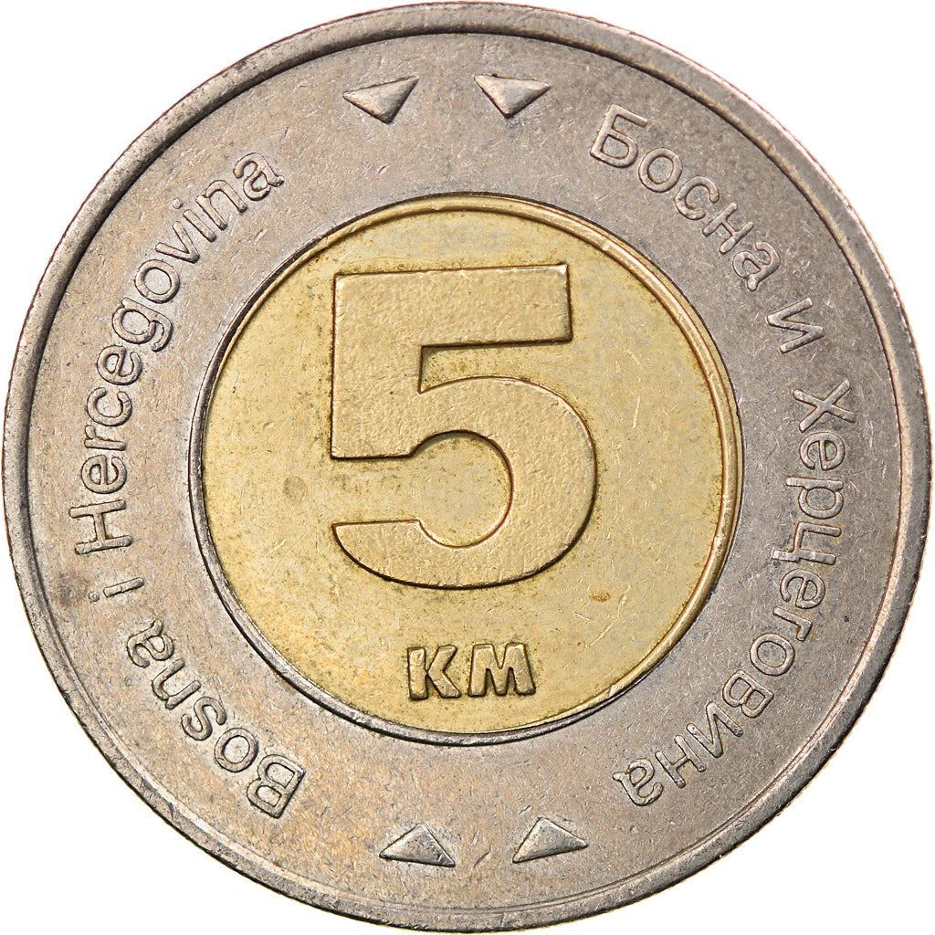 Bosnia and Herzegovina | 5 Konvertibilnih Maraka Coin | Dove of Peace | Km:120 | 2005 - 2022