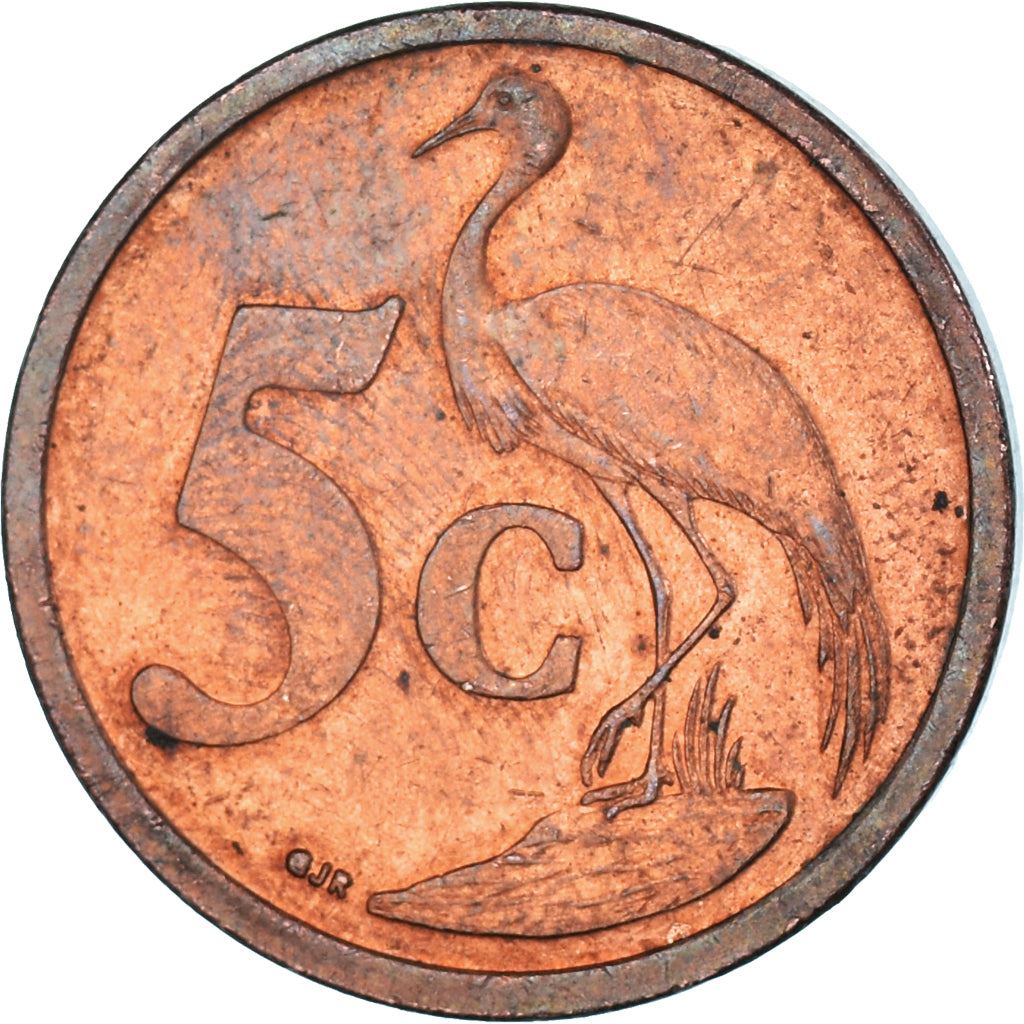 South Africa 5 Cents Xhosa Legend - uMzantsi Afrika Coin KM440 2008