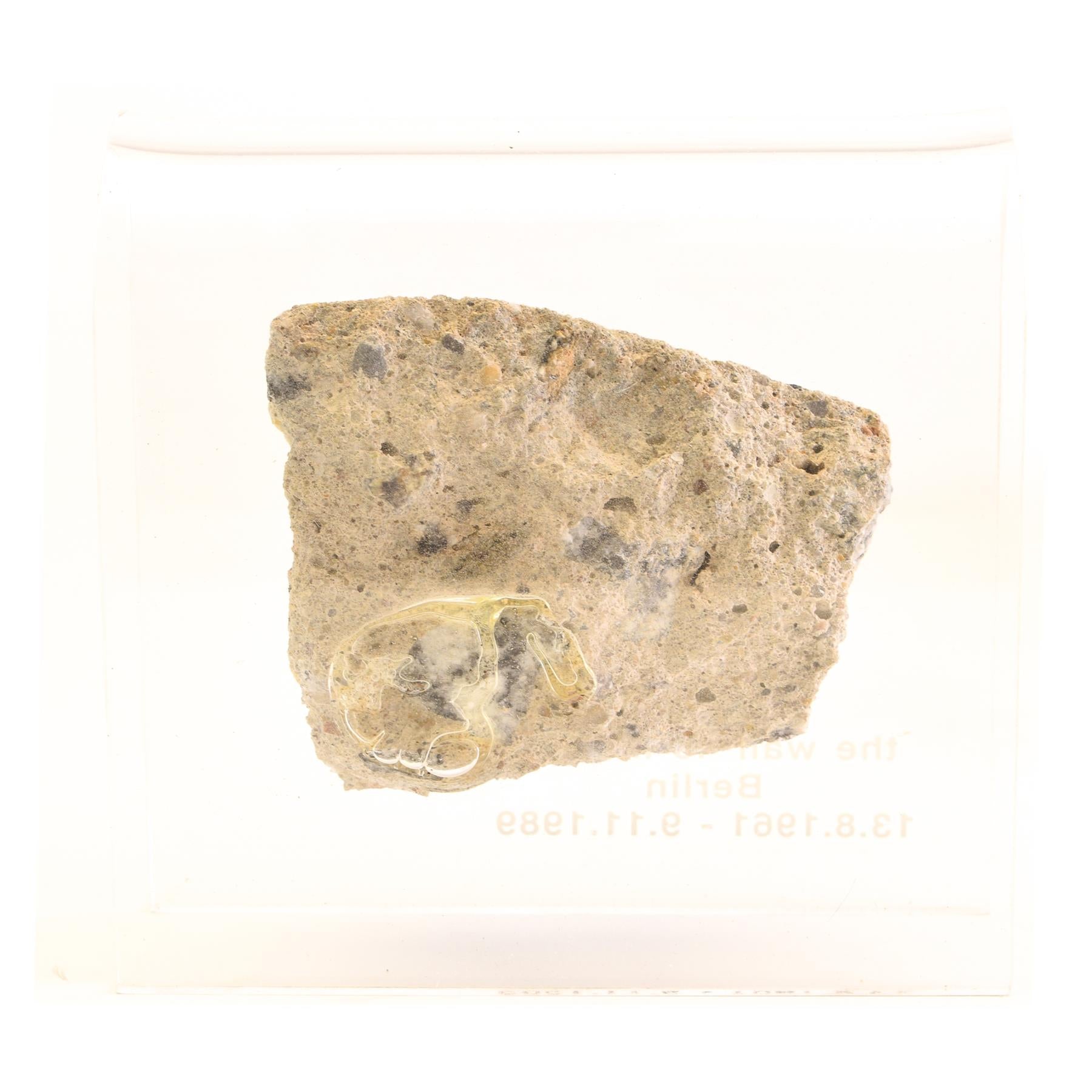 Pieces of Berlin Wall | Historical German Symbol | Concrete Fragments with Graffiti Art | 1961 - 1989