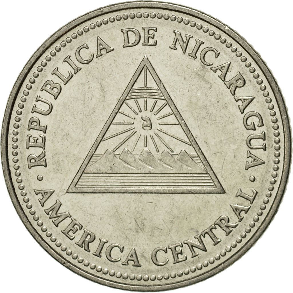 Nicaragua 5 Cordobas Coin | KM90 | 1997 - 2000