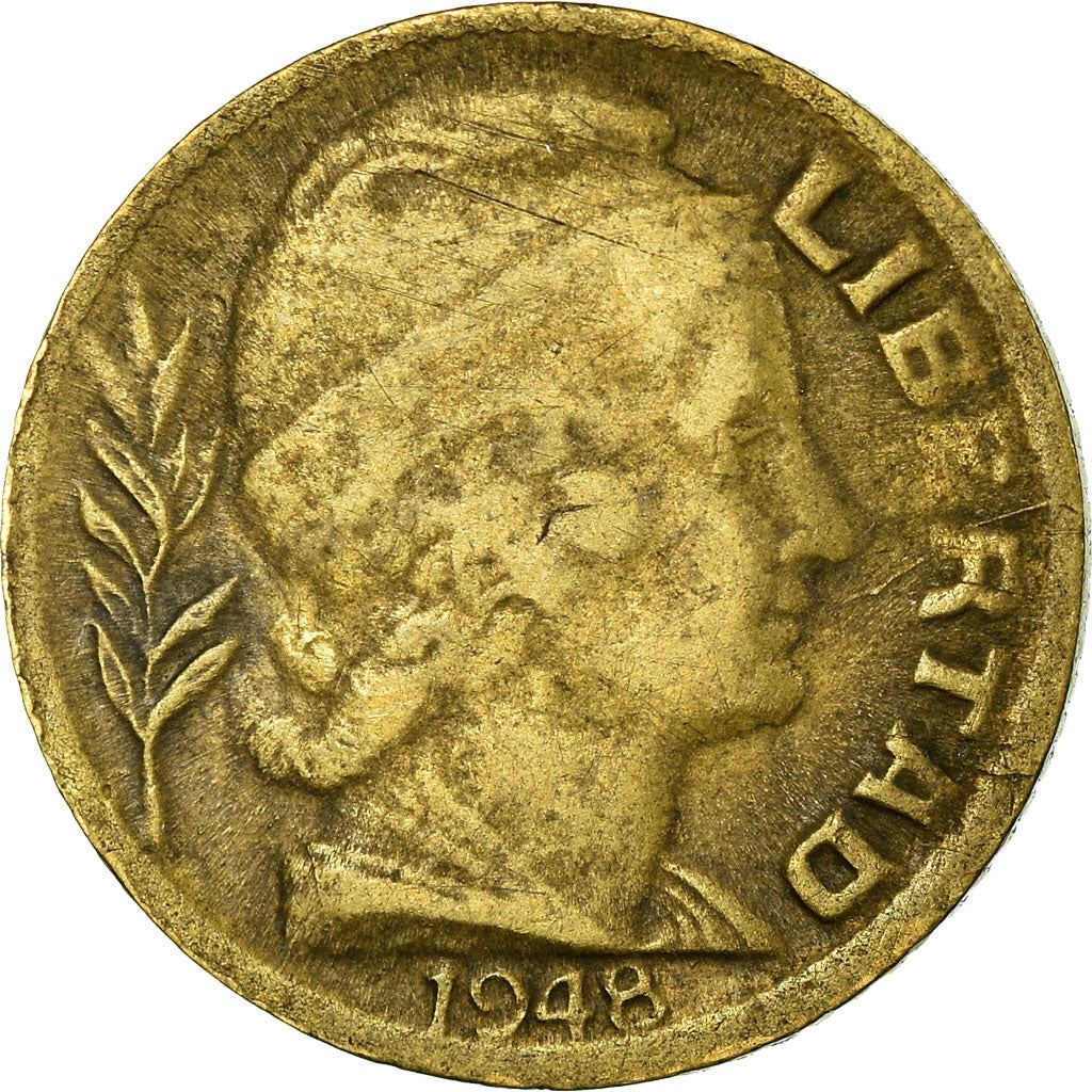 Argentina | 5 Centavos Coin | Aluminium Bronze | Phrygian Cap | Km:40 | 1942 - 1950