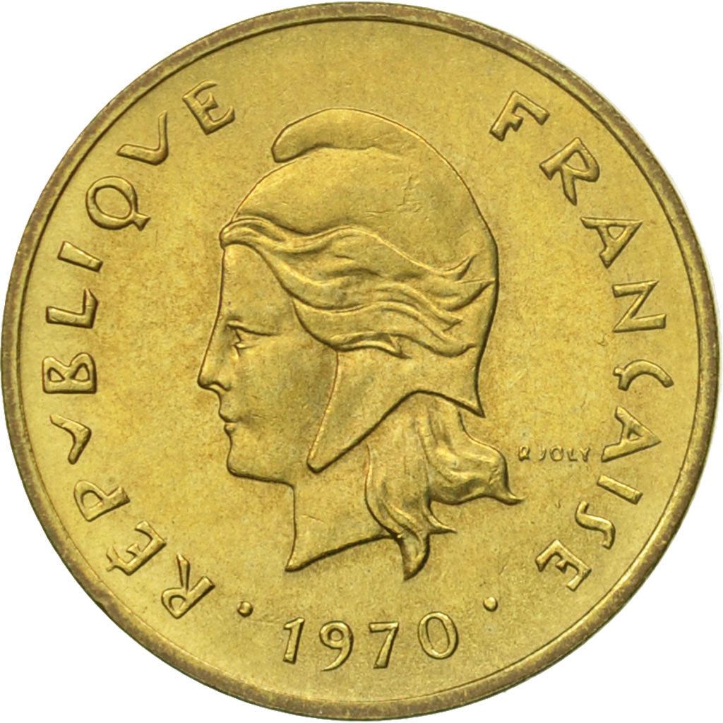 New Hebrides | 1 Franc Coin | Marianne | Frigate Bird | Km:4.1 | 1970