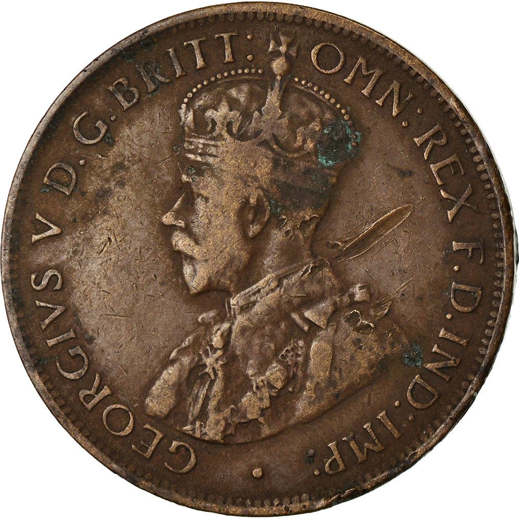 Australia | 1/2 Penny Coin | George V | Km:22 | 1911 - 1936