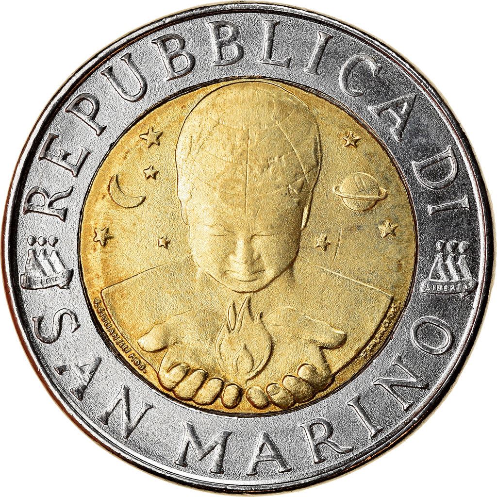 San Marino | 500 Lire Coin | Friedrich Hegel | Km:357 | 1996