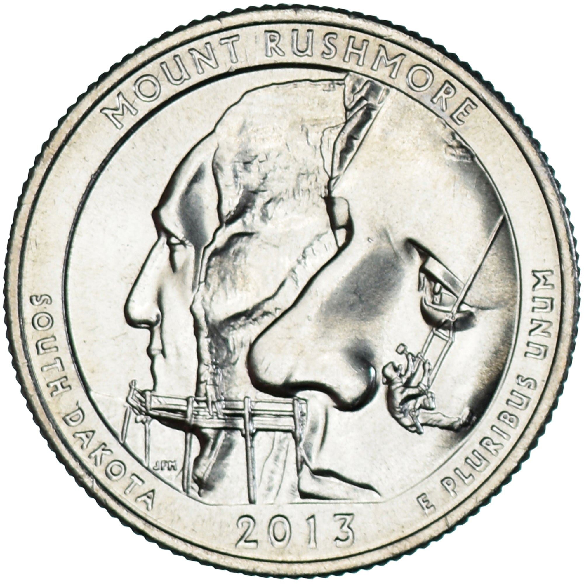 United States | 1/4 Dollar Coin | Mount Rushmore | Km:546 | 2013