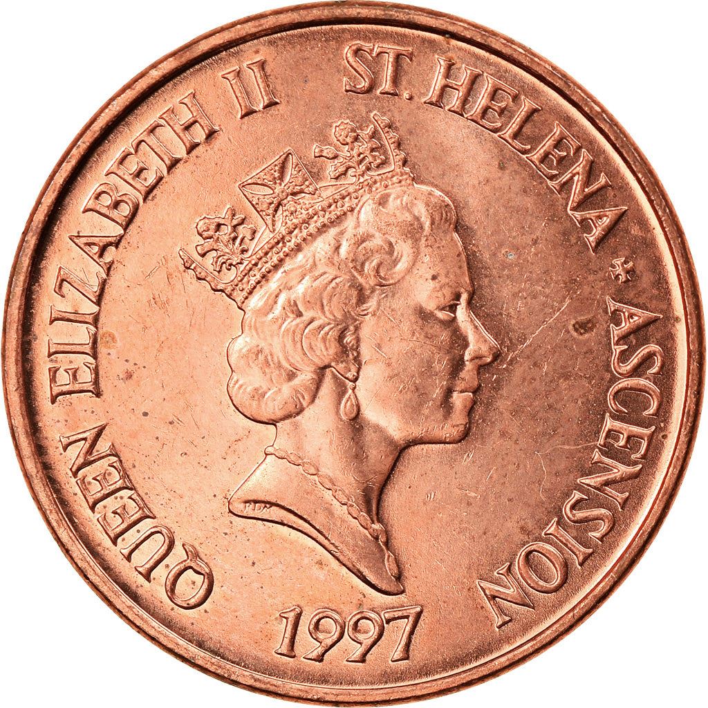 Sant'Elena e Ascensione | Moneta da 1 Penny | Elisabetta II | Tonno | Km:13A | 1997 - 2022
