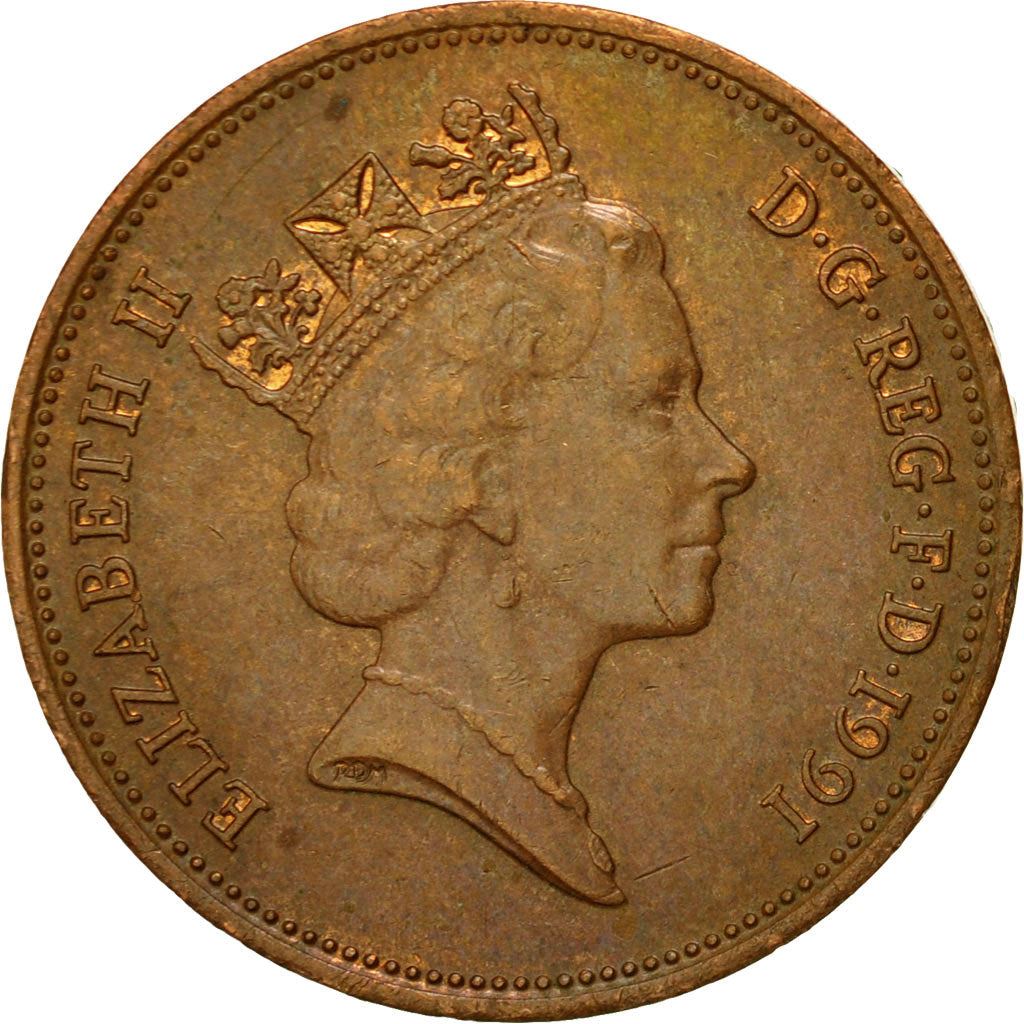 United Kingdom | 2 Pence Coin | Elizabeth II | Km:936 | 1985 - 1992