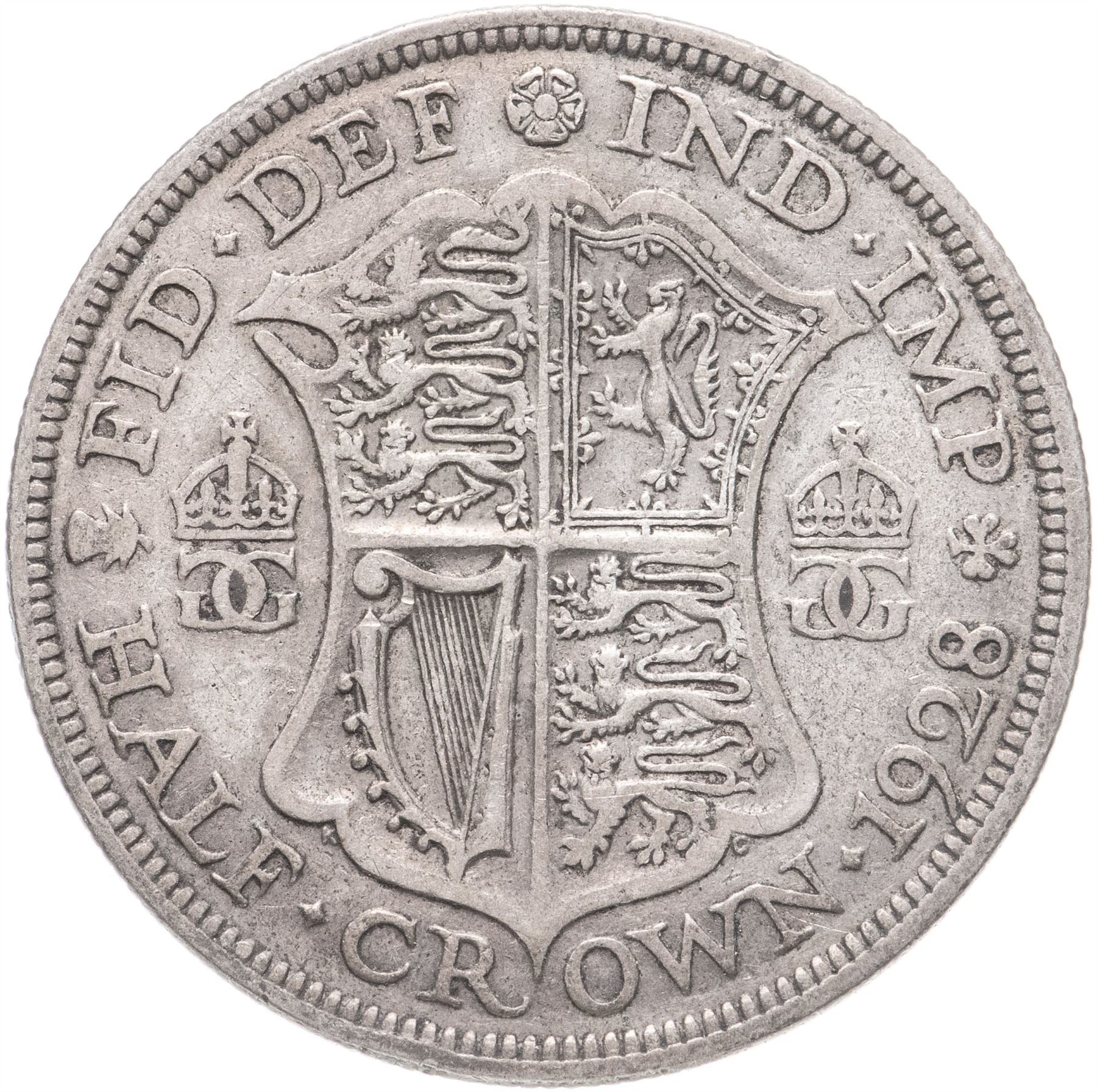 United Kingdom | 1/2 Crown Coin | George V | KM:835 | 1927 - 1936