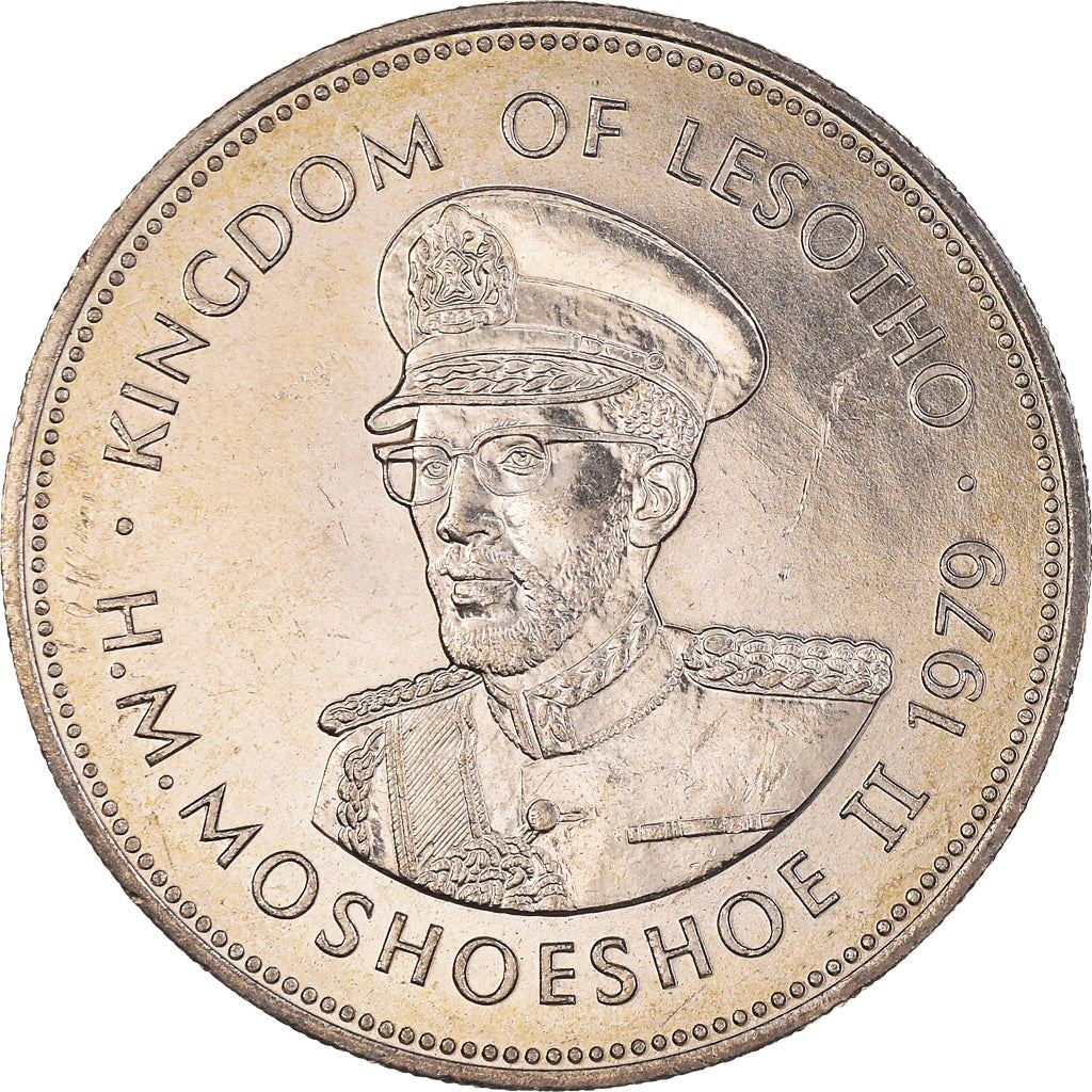 Lesotho | 1 Loti Coin | Moshoeshoe II | Km:22 | 1979 - 1989