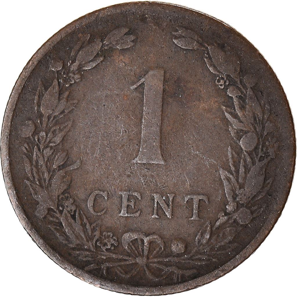 Pays-Bas | Pièce de 1 cent | Lion | Km : 130 | 1901