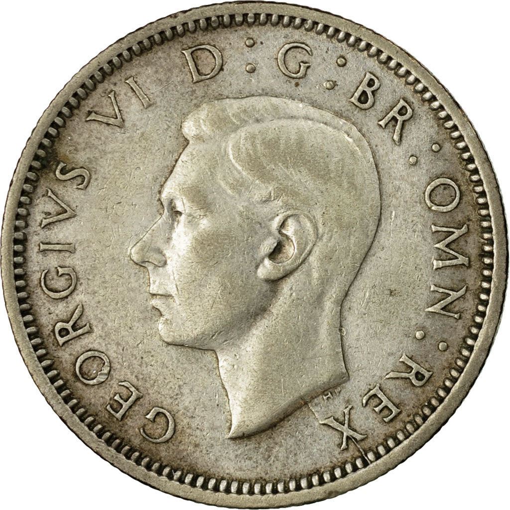 United Kingdom | 6 Pence Coin | George VI | KM:852 | 1937 - 1946