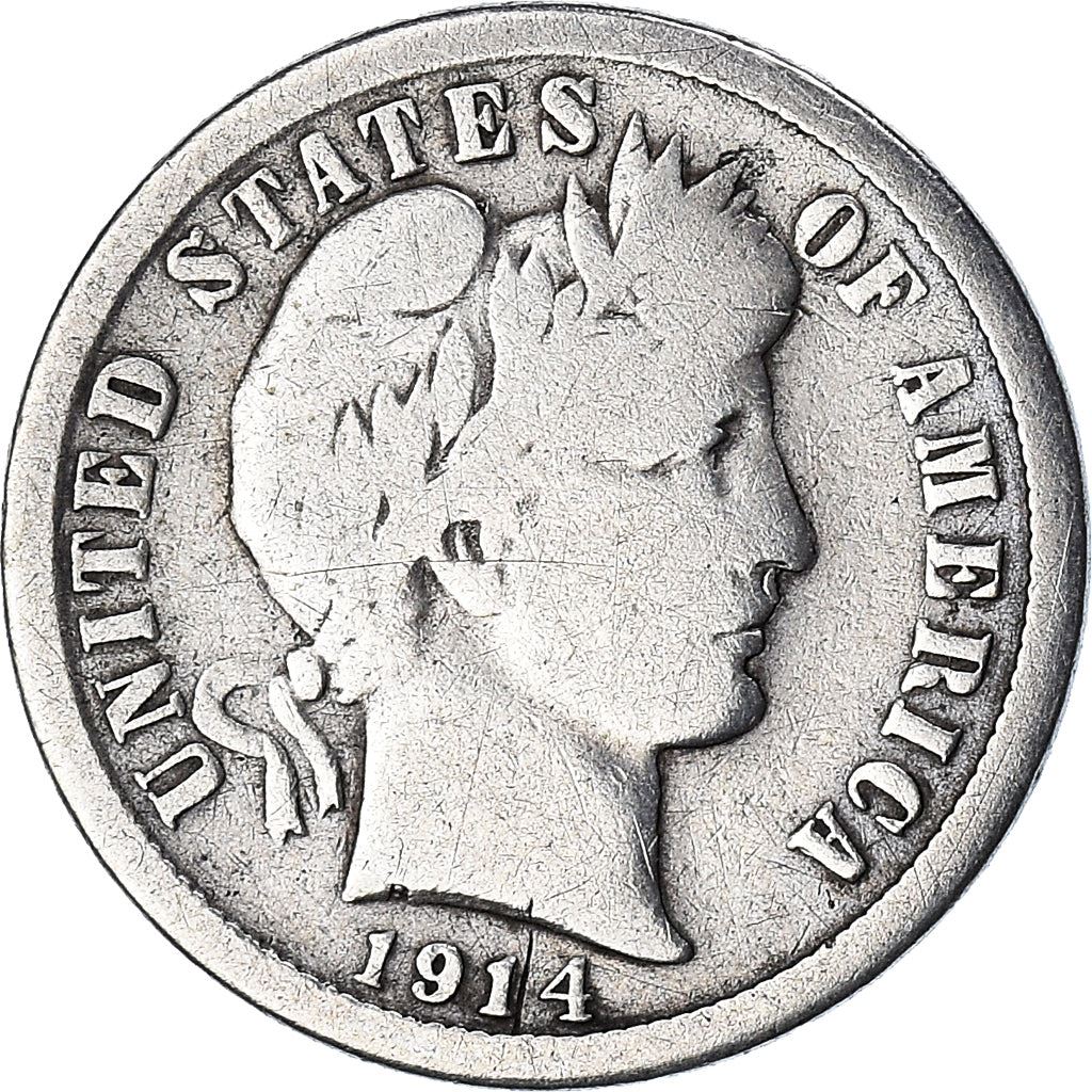 Stati Uniti | 1 moneta da dieci centesimi | Barber Dime | KM:113 | 1892 - 1916