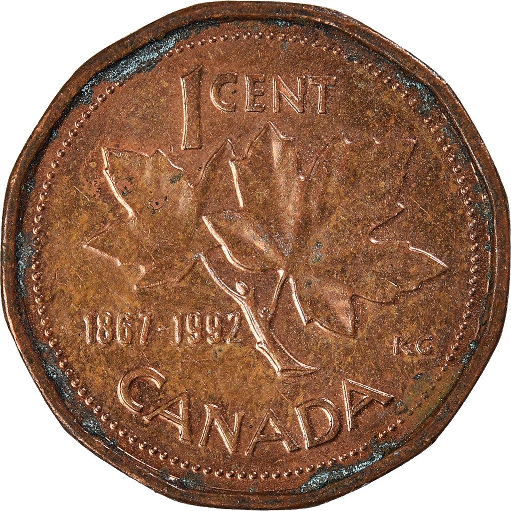 Canada | 1 Cent Coin | Bronze | Confederation | KM:204 | 1992