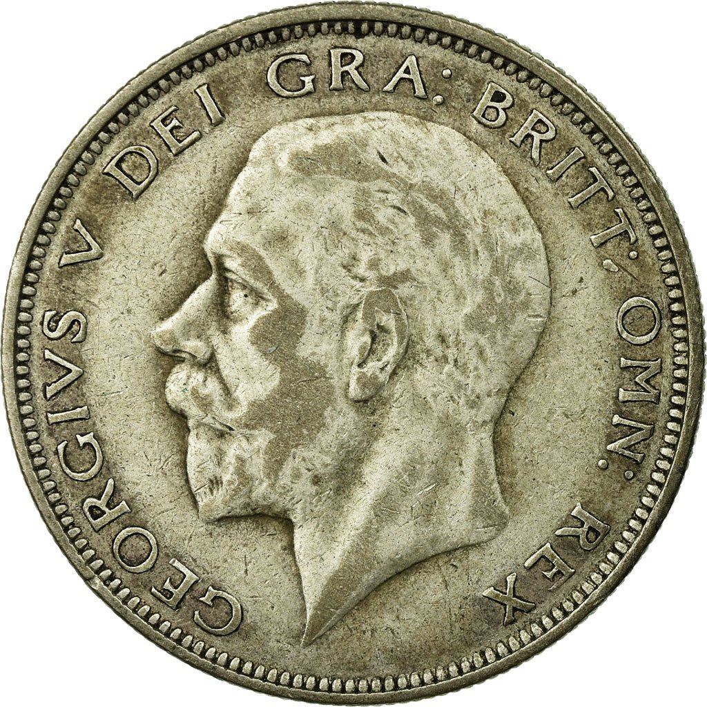 United Kingdom | 1/2 Crown Coin | George V | KM:830 | 1926 - 1927