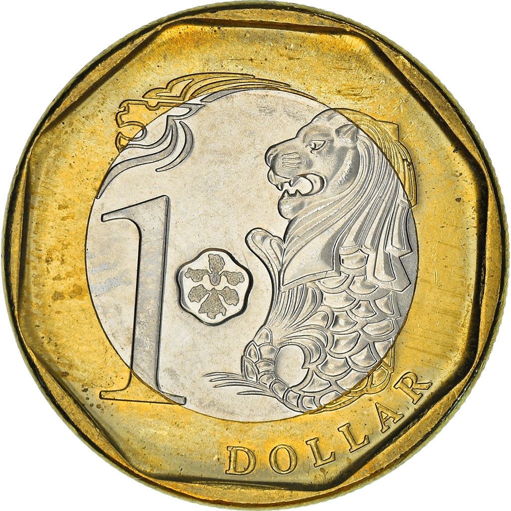 Singapore | 1 Dollar Coin | Merlion | Km:314 | 2013 - 2019