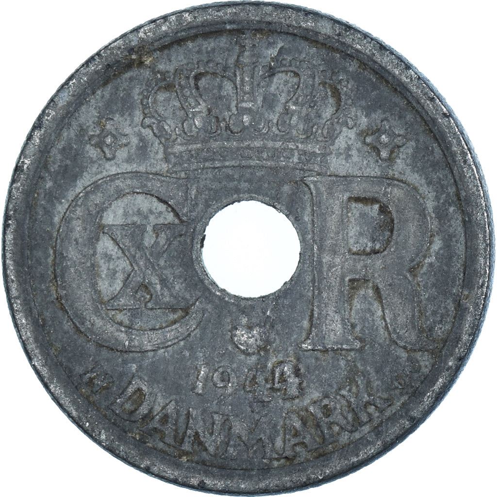 Denmark | 10 Ore Coin | Monogram | Km:822.2A | 1941 - 1945