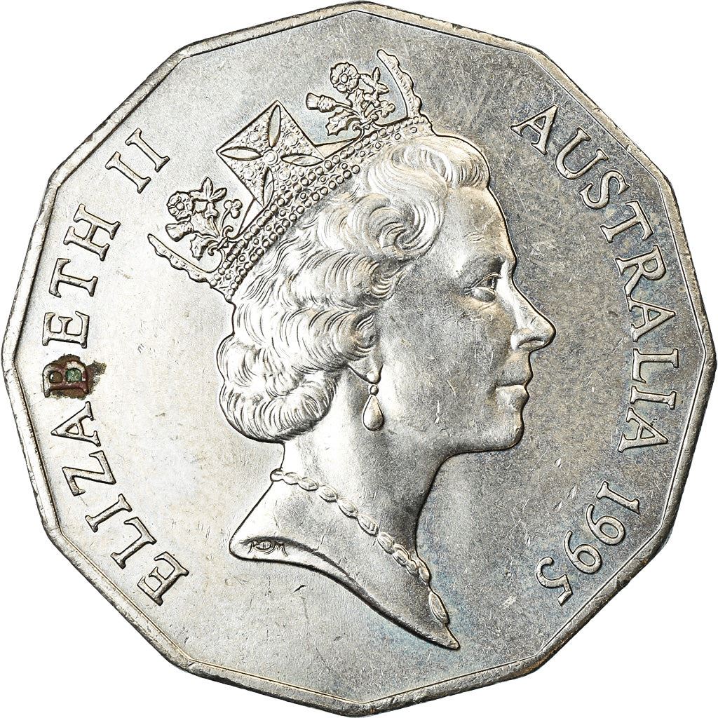 Australia | 50 Cents Coin | Sir Edward Dunlop | Km:294 | 1995