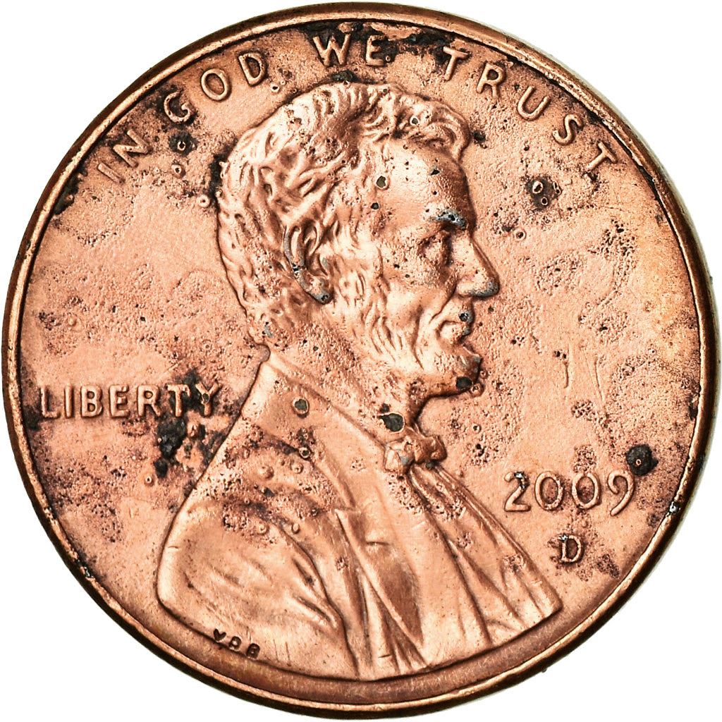 United States | 1 Cent Coin | Log Cabin | Km:441 | 2009