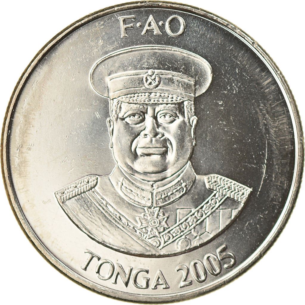 Tonga | 10 Seniti Coin | King Tupou IV | Banana | FAO | Km:69A | 2002 - 2012