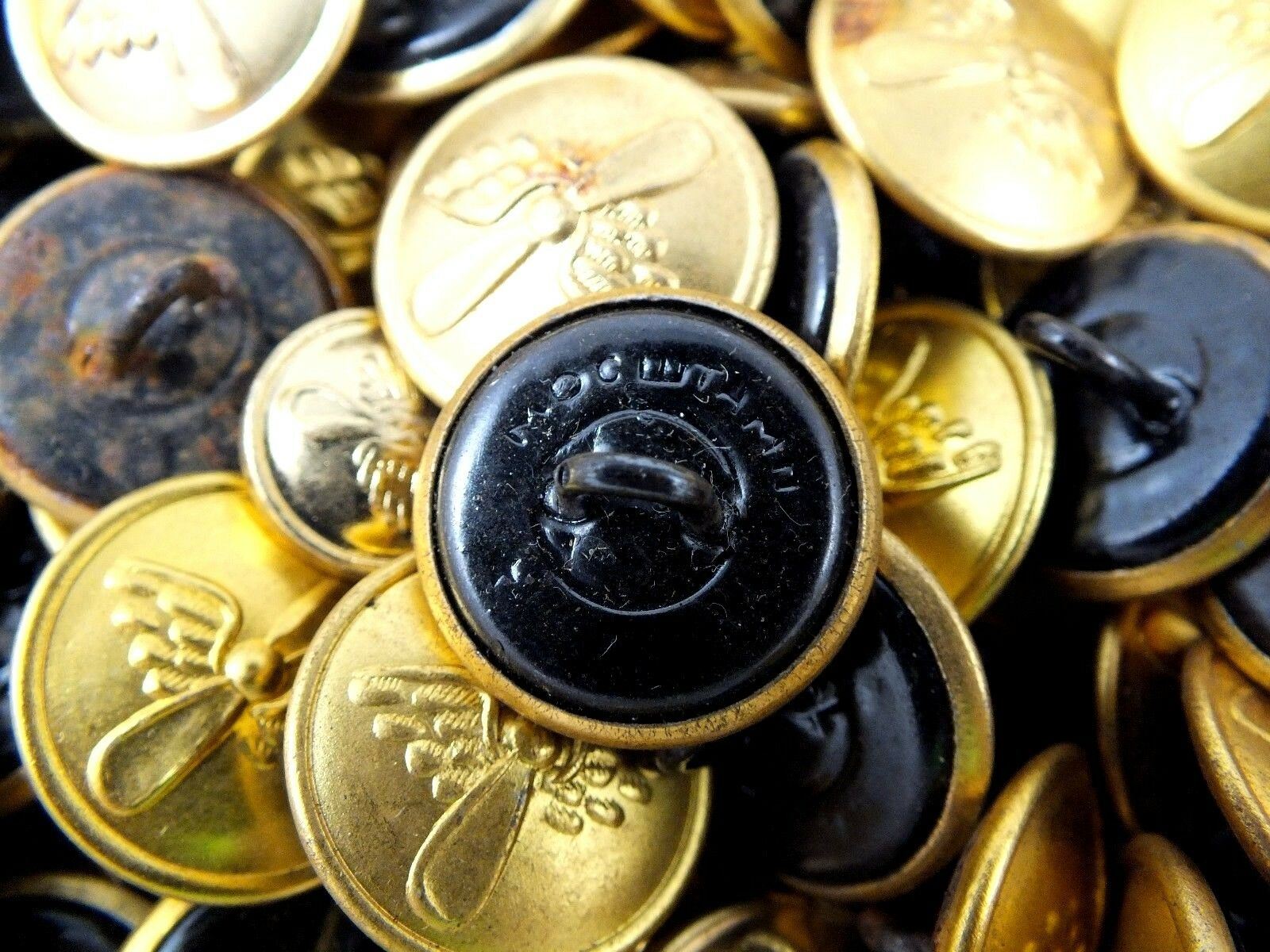 10 Soviet Union Pilot Buttons | Big Uniform Buttons | Aviation | Aeroflot | 21 mm