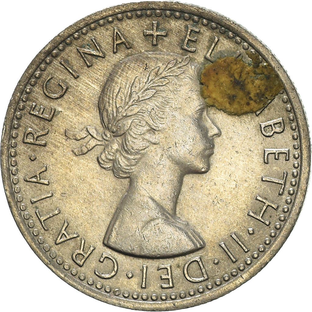 United Kingdom 6 Pence | 100 Coins | Elizabeth II 1st Portrait | 1954 - 1970