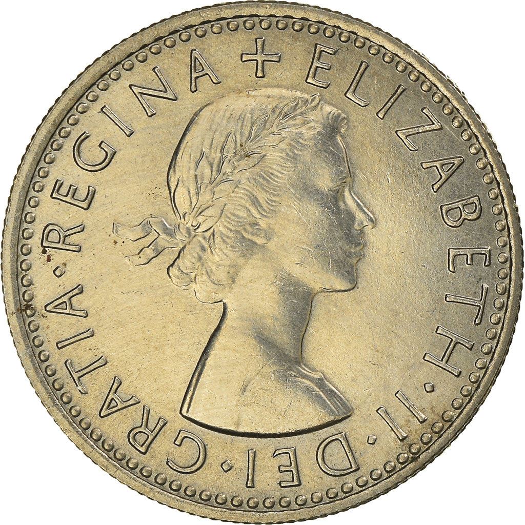 United Kingdom 6 Pence | 100 Coins | Elizabeth II 1st Portrait | 1954 - 1970
