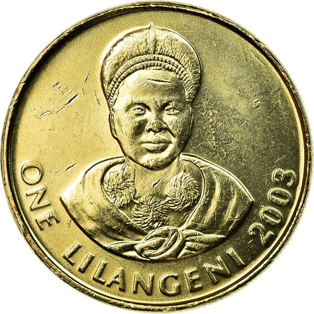 Moneda de 1 Lilangeni de Esuatini | Rey Mswati III | Ntfombi de Esuatini | KM45 | 1995 - 2009