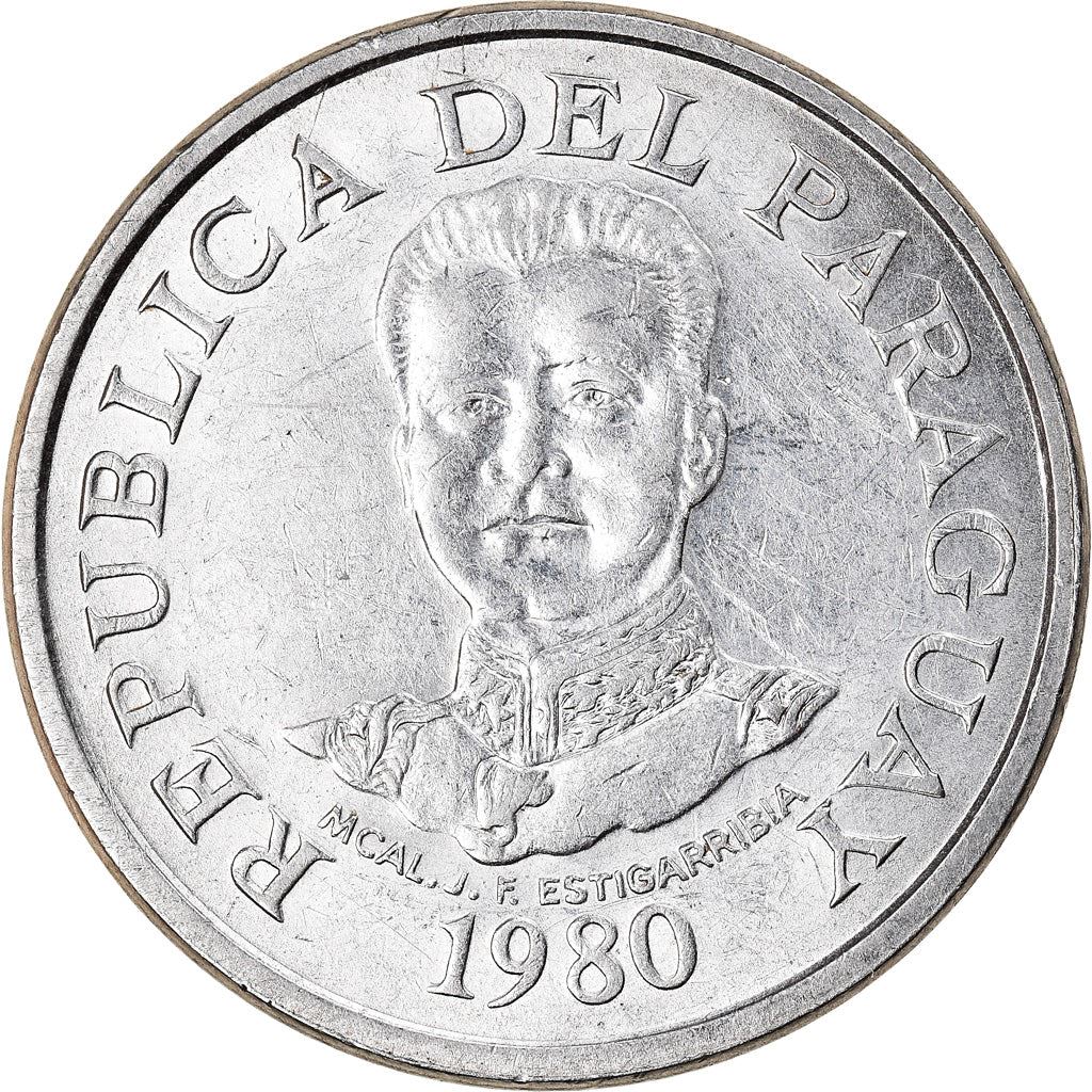 Paraguay | 50 Guaranies Coin | José Félix Estigarribia | Km:169 | 1980 - 1988