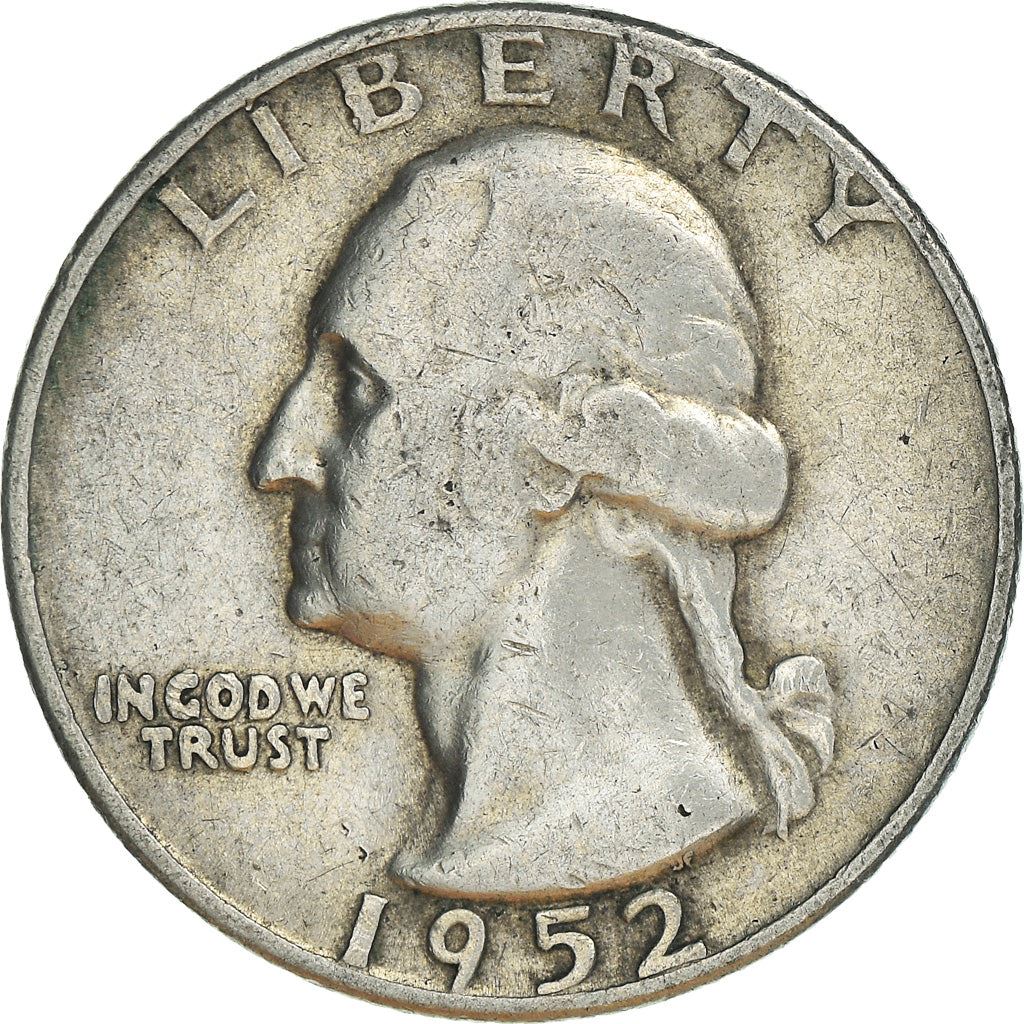 アメリカ合衆国 | 1/4ドル硬貨 | ジョージ・ワシントン | KM:164 | 1932年 - 1964年