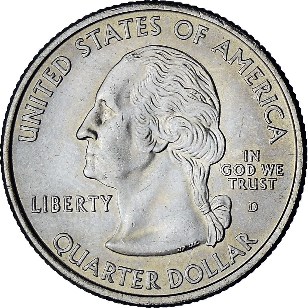 United States | 1/4 Dollar Coin | New York | Km:318 | 2001