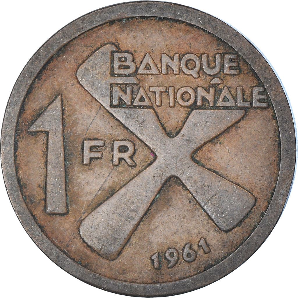 Kongas > Katanga | 1 franko moneta | Bananai | Km:1 | 1961