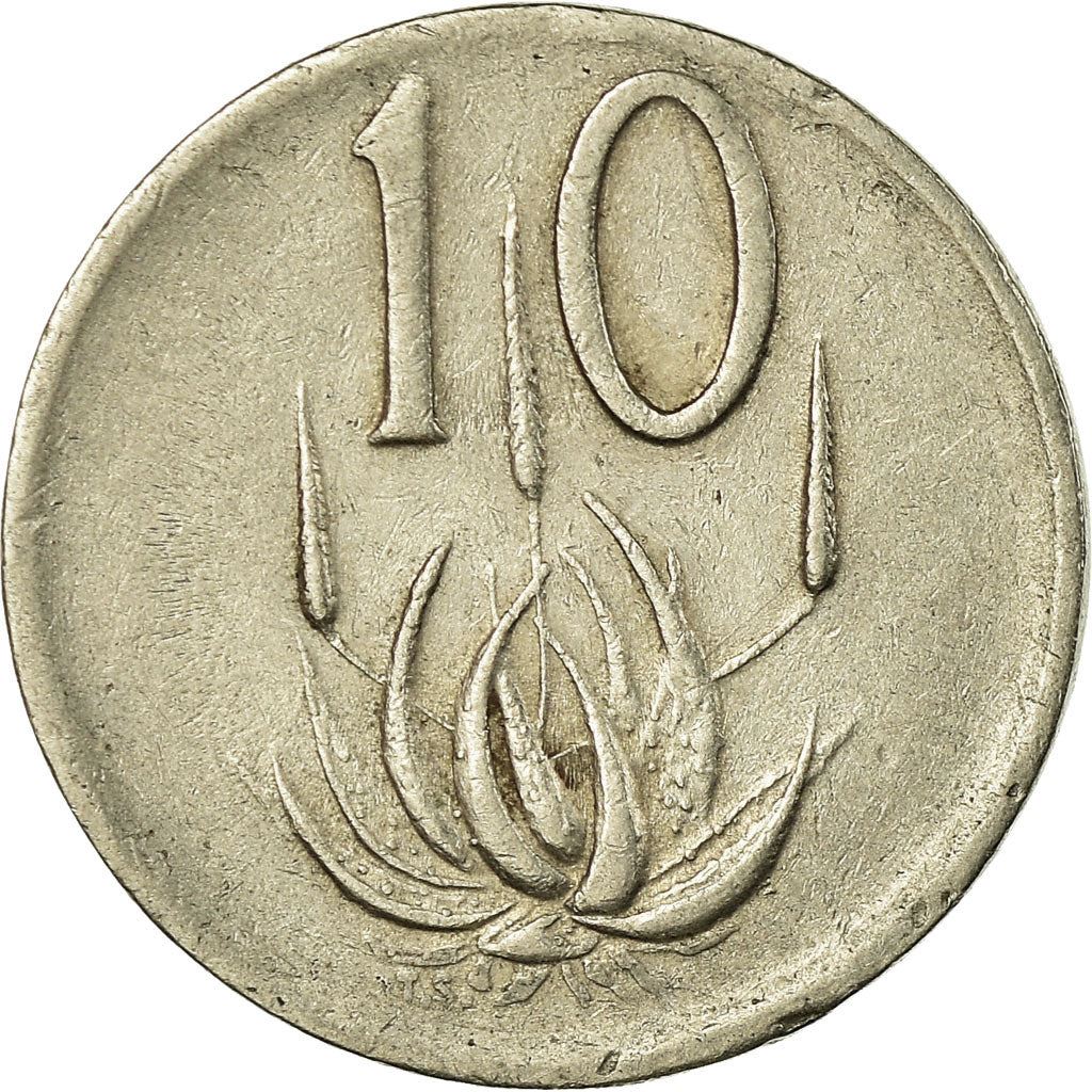 South Africa 10 Cents Coin | Balthazar J. Vorster | KM112 | 1982