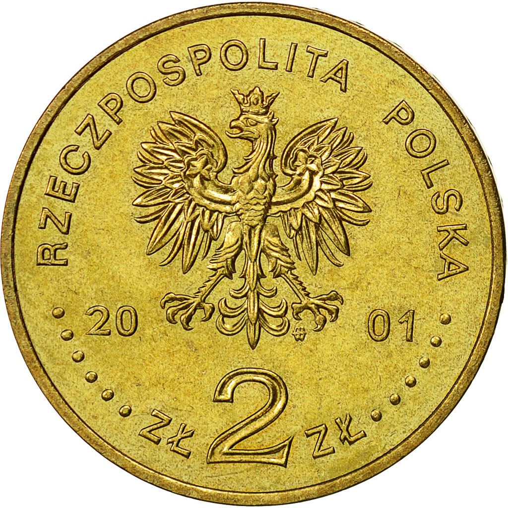 Poland | 2 Zlotys Coin | Cardinal Stefan Wyszyński | Y:418 | 2001