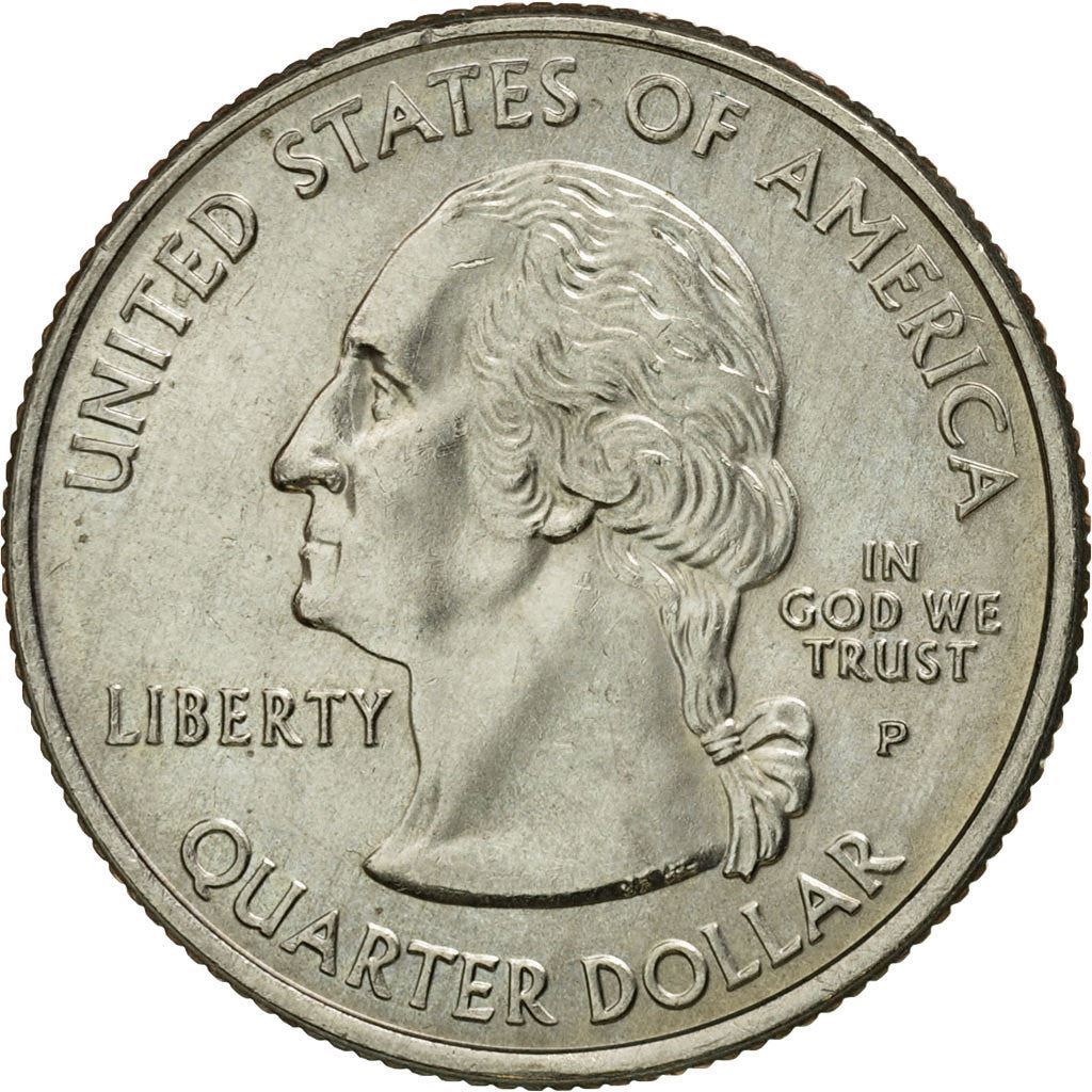 United States | 1/4 Dollar Coin | Michigan | Km:355 | 2004