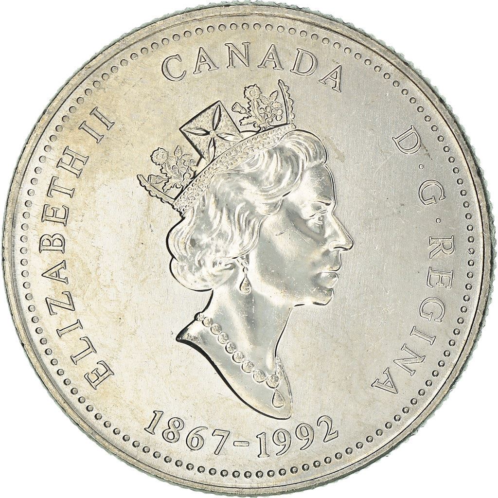 Canada | 25 Cents Coin | Saskatchewan | Nickel | KM:233 | 1992