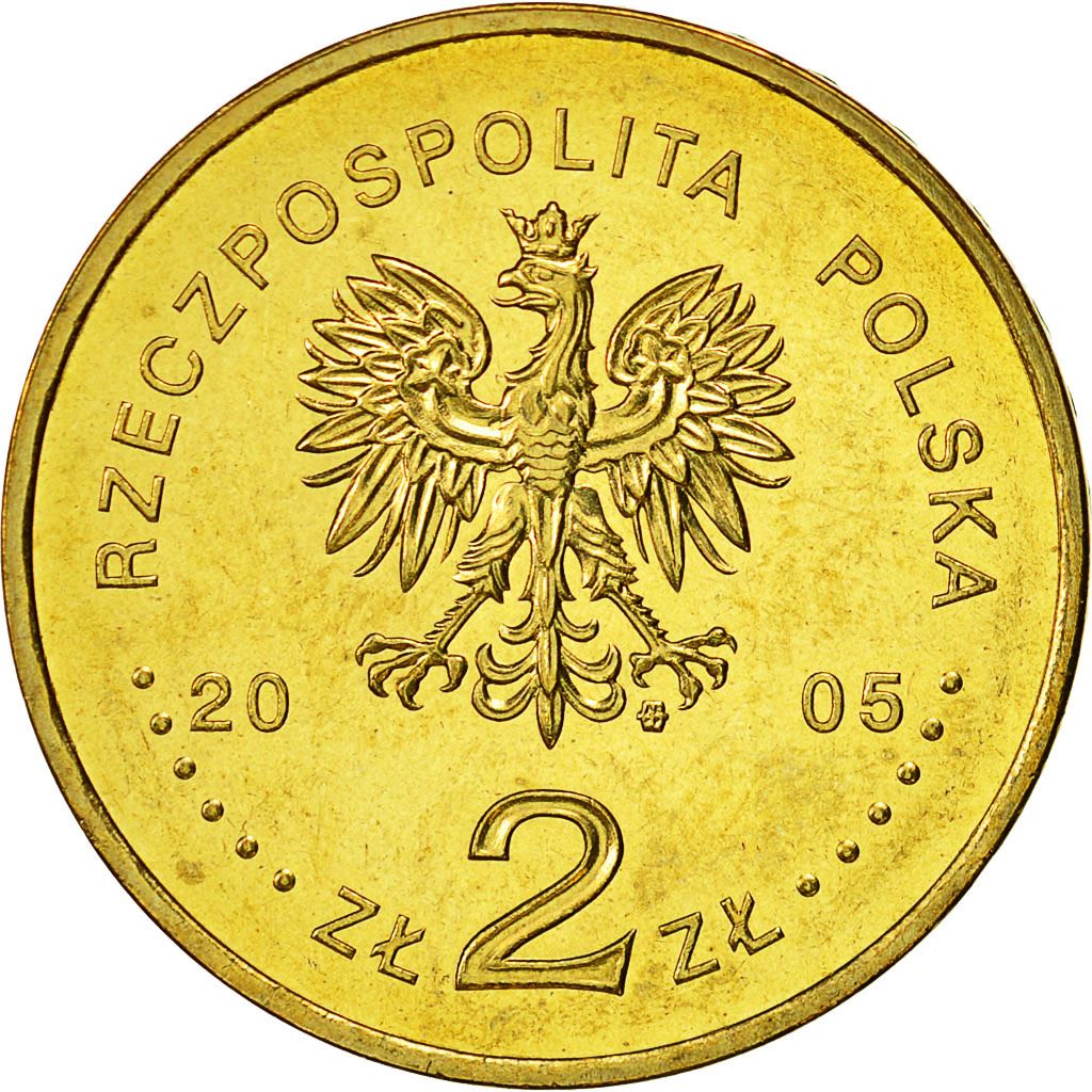 Poland | 2 Zlotys Coin | Solidarność | Y:565 | 2005