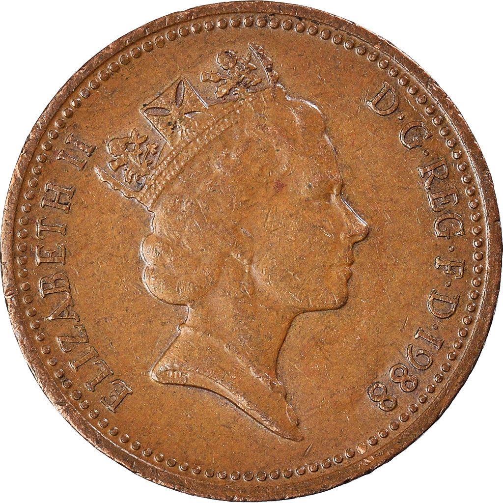 United Kingdom | 1 Penny Coin | Elizabeth II | Km:935 | 1985 - 1992
