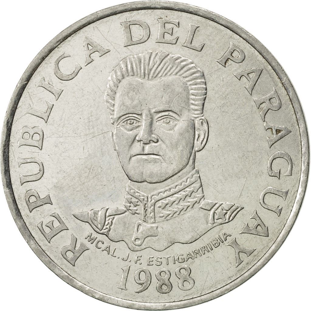 Paraguay | 50 Guaranies Coin | José Félix Estigarribia | Km:169 | 1980 - 1988