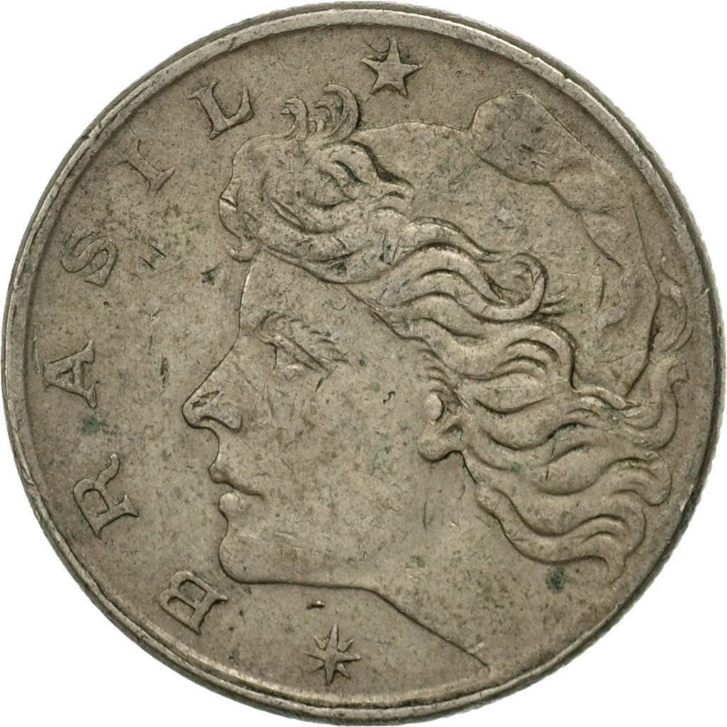 Brasil | Moneda de 10 Centavos | Efigie | Km:578 | 1967 - 1970