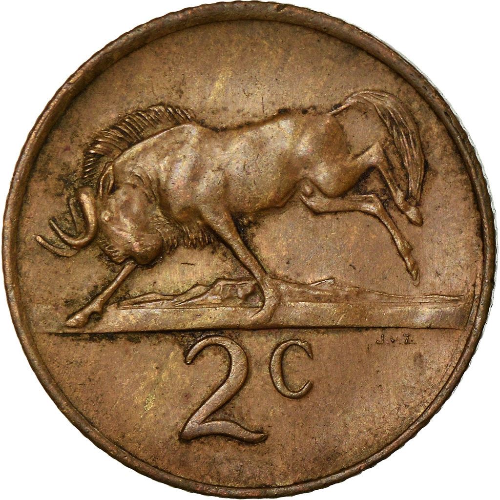South Africa 2 Cents Coin | Nicolaas J. Diederichs | KM99 | 1979