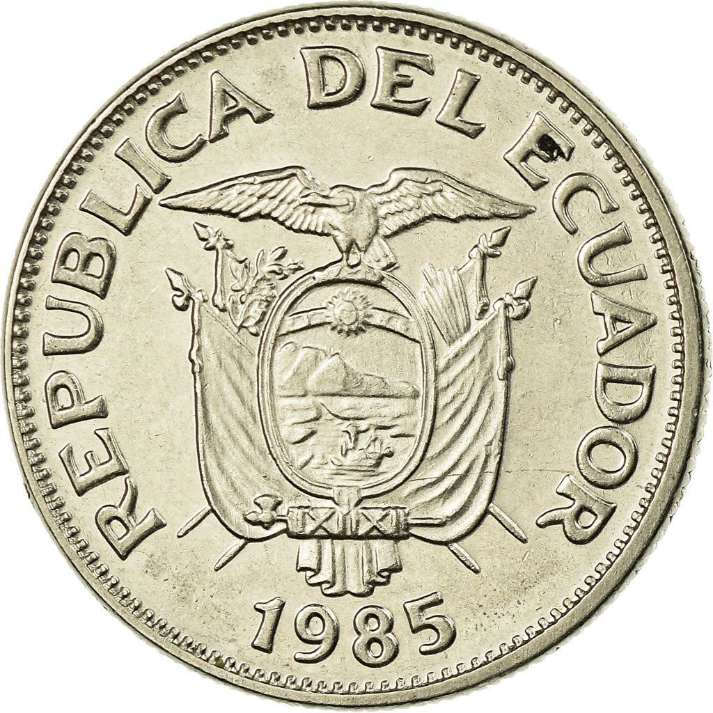 Ecuador | 50 Centavos Coin | Nickel plated steel | KM:87 | 1985