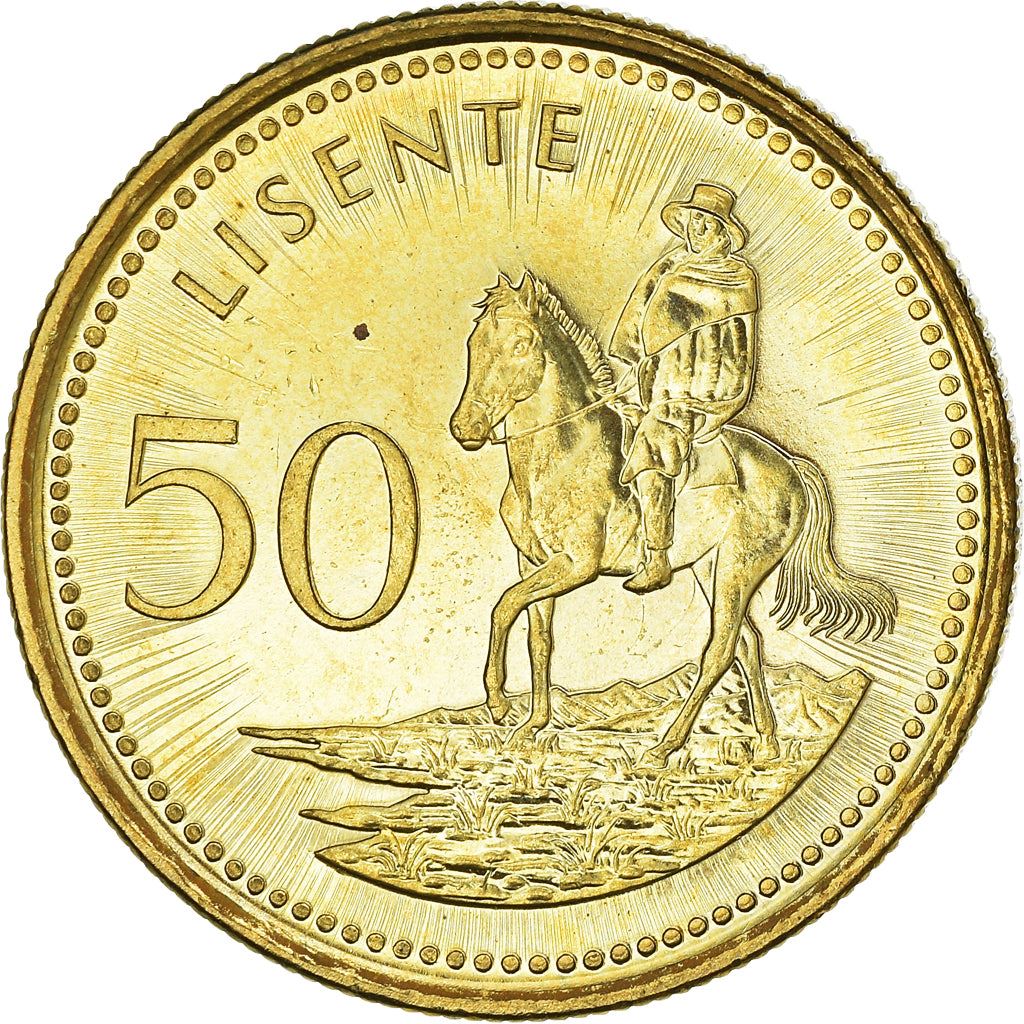 Lesotho | 50 Lisente Coin | Equestrian | Km:65 | 1998 - 2018