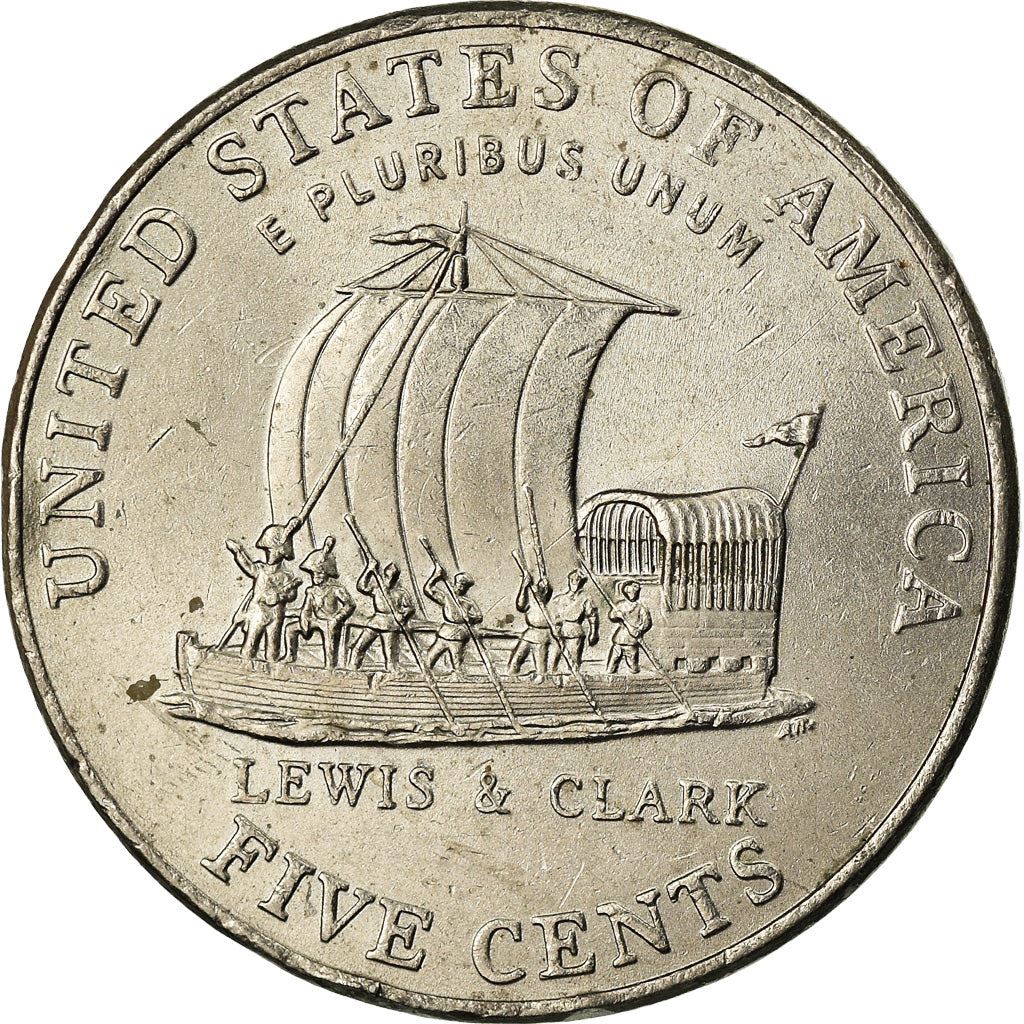United States | 5 Cents Coin | Lewis and Clark Expedition | Km:361 | 2004