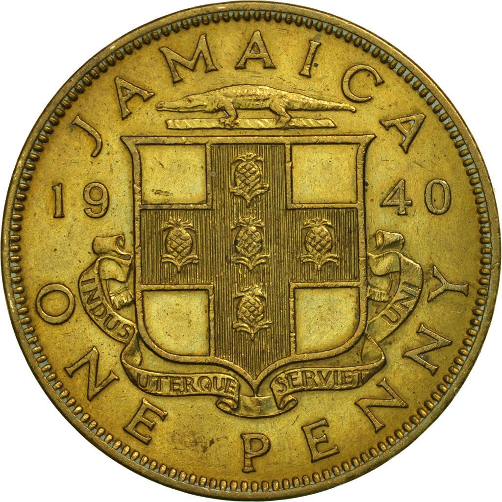 Jamaica | 1 Penny Coin | King George VI | Km:32 | 1938 - 1947